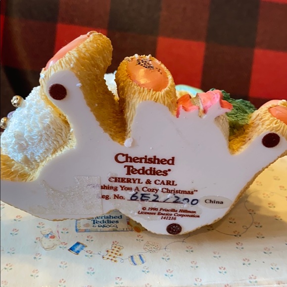 Cherished Teddies Christmas Season figurine - Picture 3 of 3